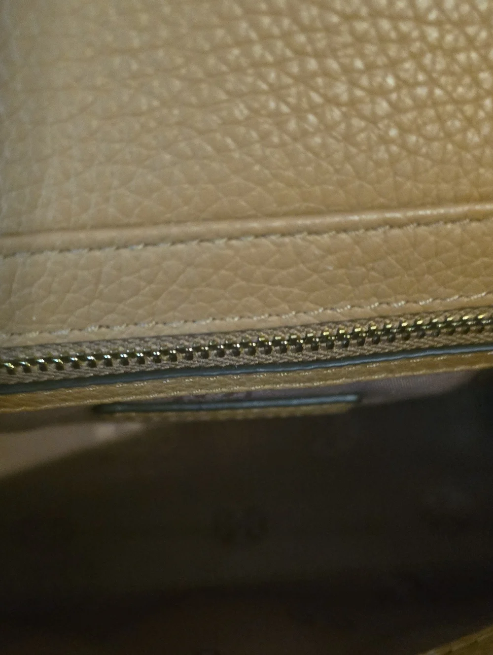 Tory Burch Carter Adjustable Chain Shoulder Crossbody Bag Purse Tan Brown